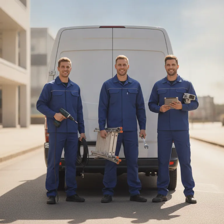 Videoüberwachung Installation Team in Fuenfhaus